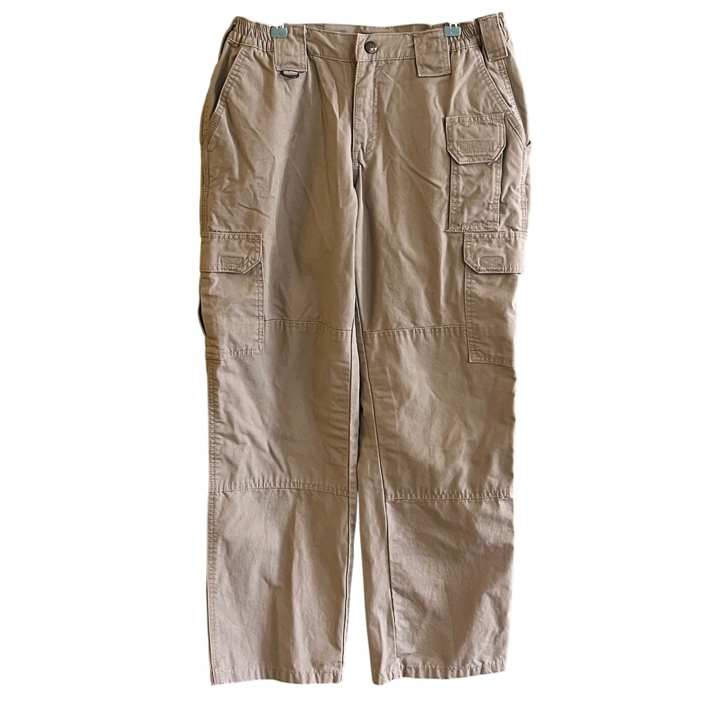 511 Tactical Pants Khaki Canvas Cargo Utility Hike Style‎ 64358 Size 8 Woman's